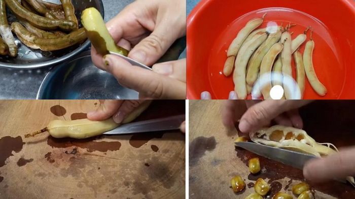 Hướng dẫn thực hiện bước 1 trong cách làm mứt me dẻo